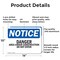 Signmission Danger Area Under Work Do Not Enter OSHA Notice Sign, Aluminum, 14in W x 10in L, 2PK OS-2PACK-NS-A-1014-L-10894 - alternate 5